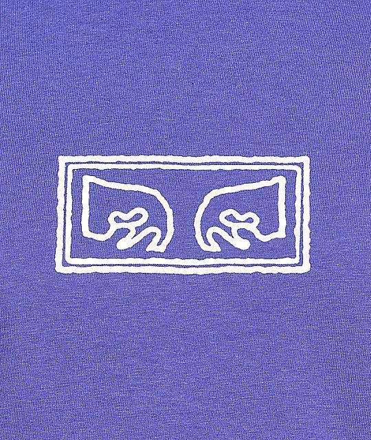 Blue Obey Logo - Obey Eyes Purple T-Shirt | Zumiez