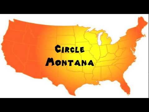 Circle Montana Logo - How to Say or Pronounce USA Cities