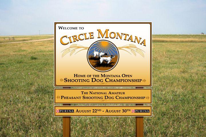 Circle Montana Logo - Big Sky Field Trial Club: BSFTC to host National Amateur Pheasant