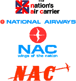 Blue Orange Red Airline Logo - New Zealand National Airways Corporation