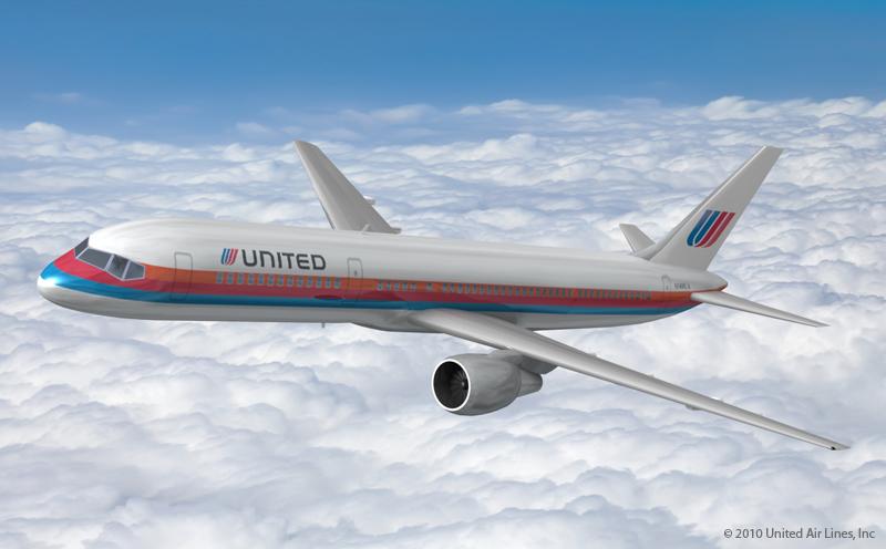 Blue Orange Red Airline Logo - FAs to Vote on Retro 757 Livery to Celebrate United's 85th ...