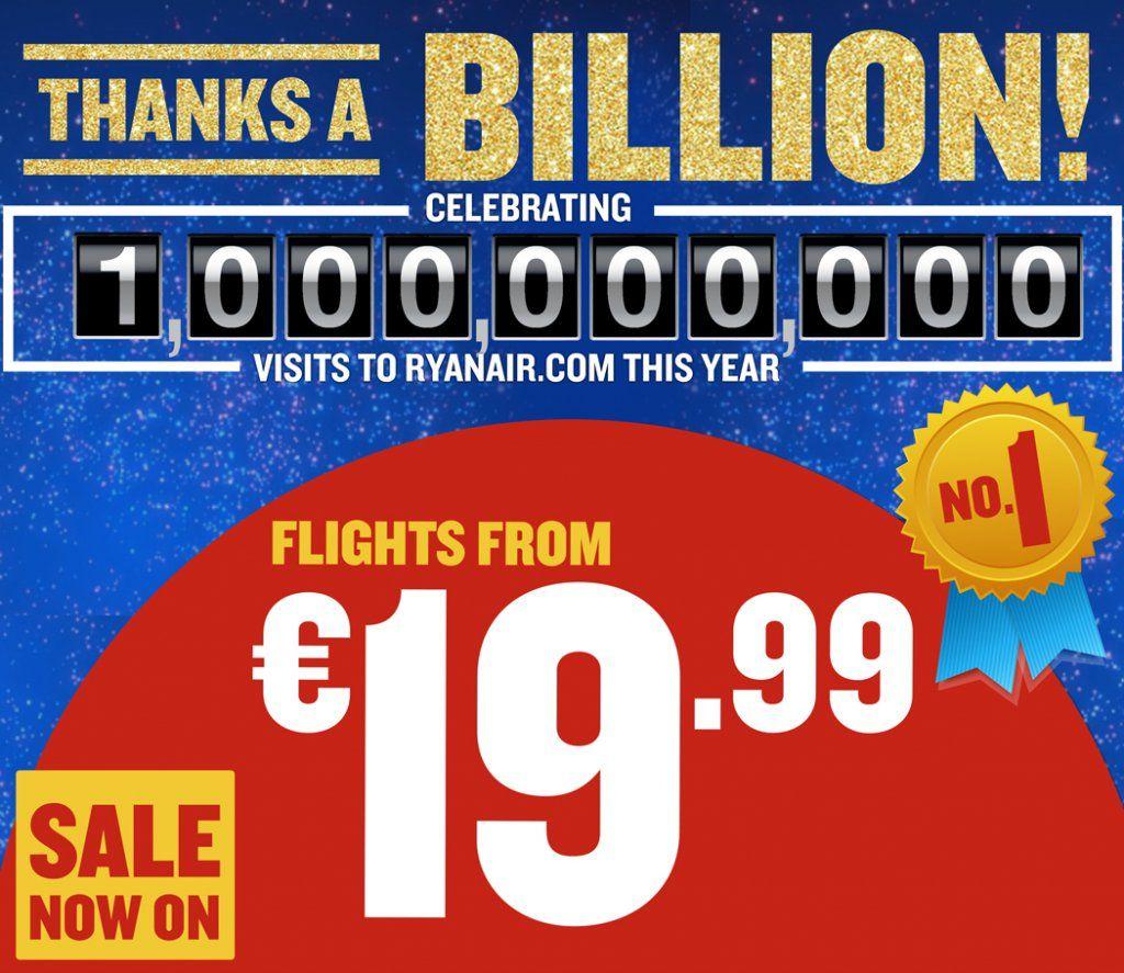 Blue Orange Red Airline Logo - 1 Billion Platform Visits A Year | Ryanair's Corporate Website