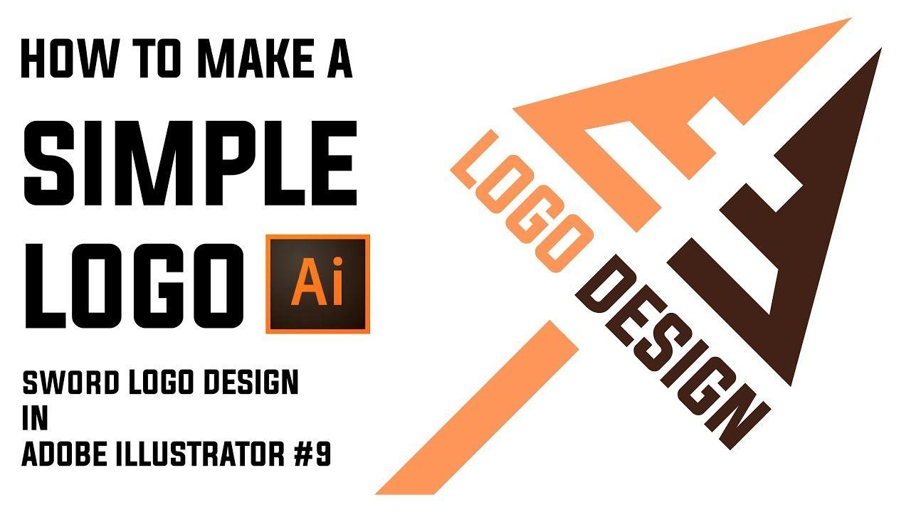 Strong TV Logo - Adobe Illustrator Tutorial | Simple Sword Logo Design Easy Way | #9 | By  Strong Graphic Tv