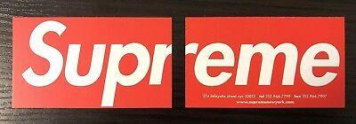 Rare Supreme Logo - SUPREME LOGO BUSINESS cards New York Lafayette Rare - $2.50 | PicClick