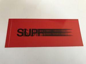 Rare Supreme Logo - BRAND NEW RED SUPREME BLUR STICKER BOX LOGO NY NEW YORK RARE | eBay