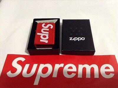 Rare Supreme Logo - BRAND NEW SUPREME® Logo Zippo Lighter Red Box *RARE* - $115.00 ...