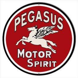 Flying Horse Motor Logo - Pegasus Flying Horse Signs. Reproduction Vintage Signs