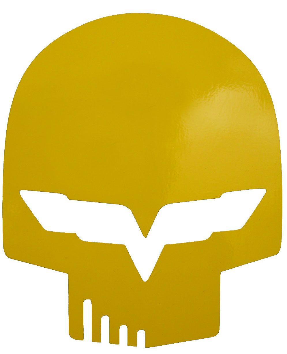 Corvette Skull Logo - Corvette C6.R Skull Logo
