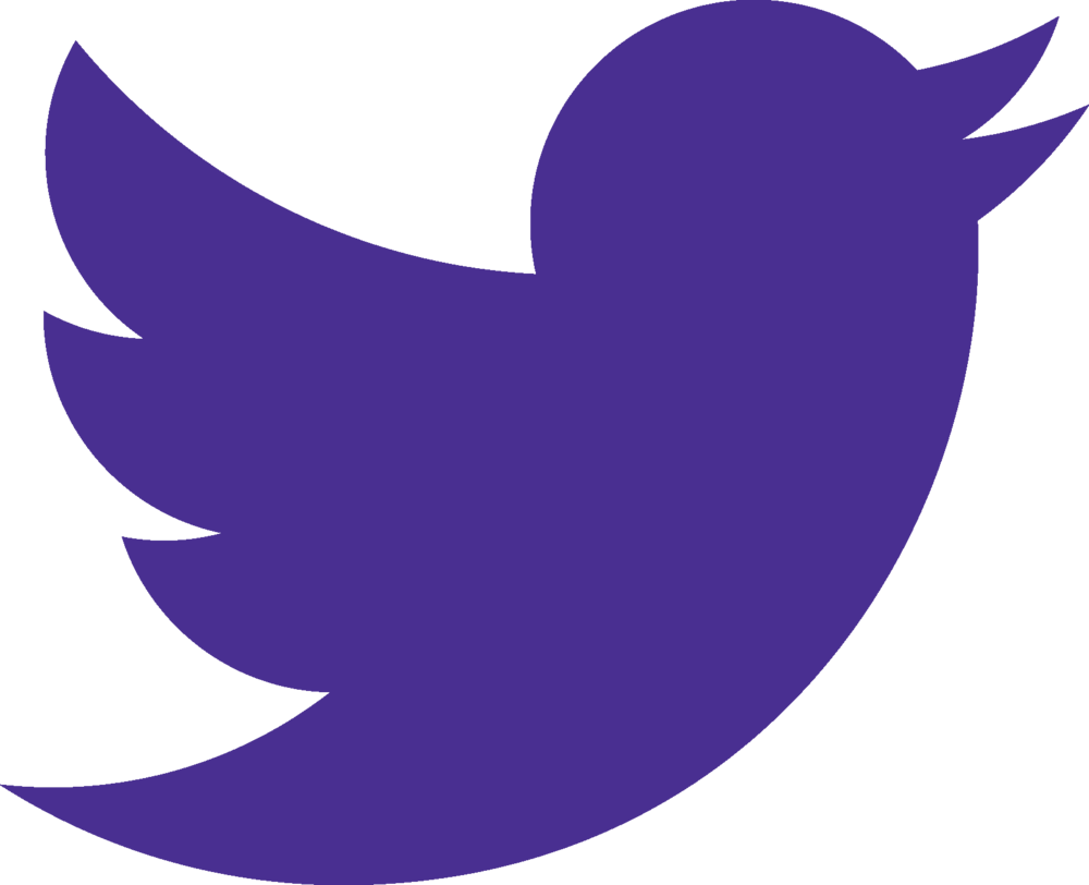 Purple Twitter Logo - Social Media links — SFD Stallion Pride
