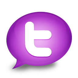 Purple Twitter Logo - Twitter Purple Icon - Twitter Icons - SoftIcons.com