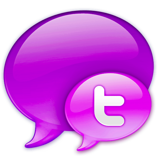 Purple Twitter Logo - In, logo, pink, twitter icon