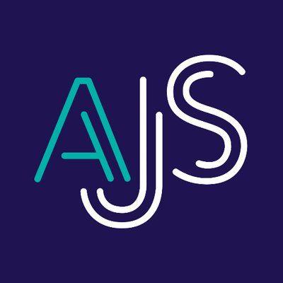 Purple Twitter Logo - AJS