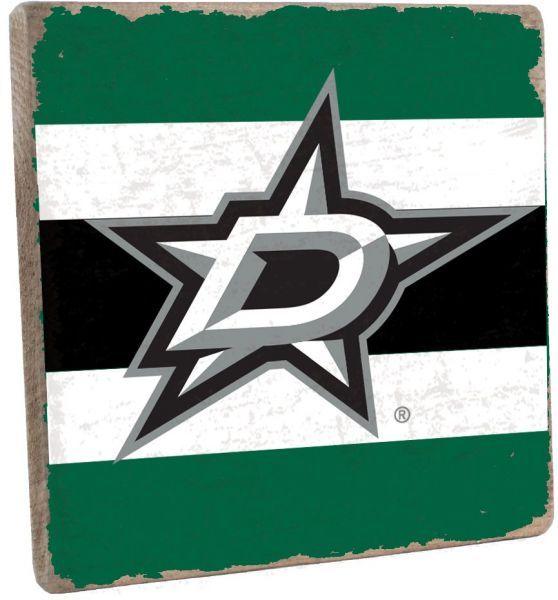 The Rustic Dallas Logo - Rustic Marlin Designs NHL Dallas Stars,Green, Vintage Square, 12 ...