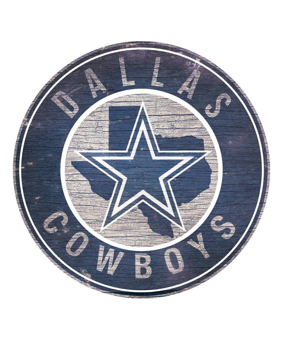 The Rustic Dallas Logo - Dallas Cowboys State & Logo Wall Sign by NFL #zulily #zulilyfinds ...