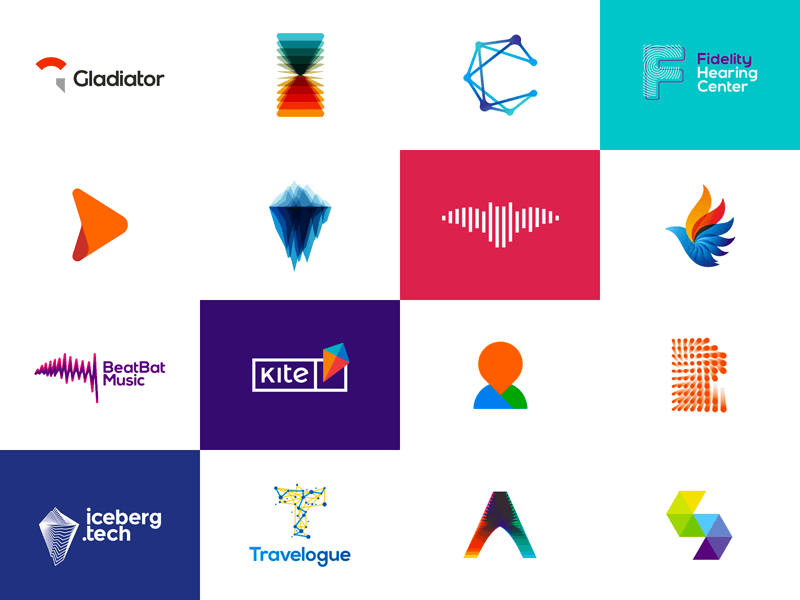 2016 Most Popular Logo - 2016 most popular dribbble shots / logos by Alex Tass, logo designer ...