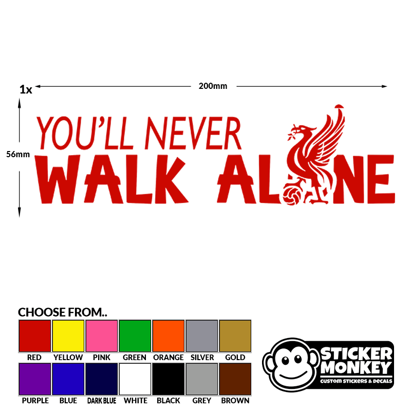 Orange and Red S Logo - You'll Never Walk Alone, Liverpool FC, Reds, Football, Logo, Decal ...