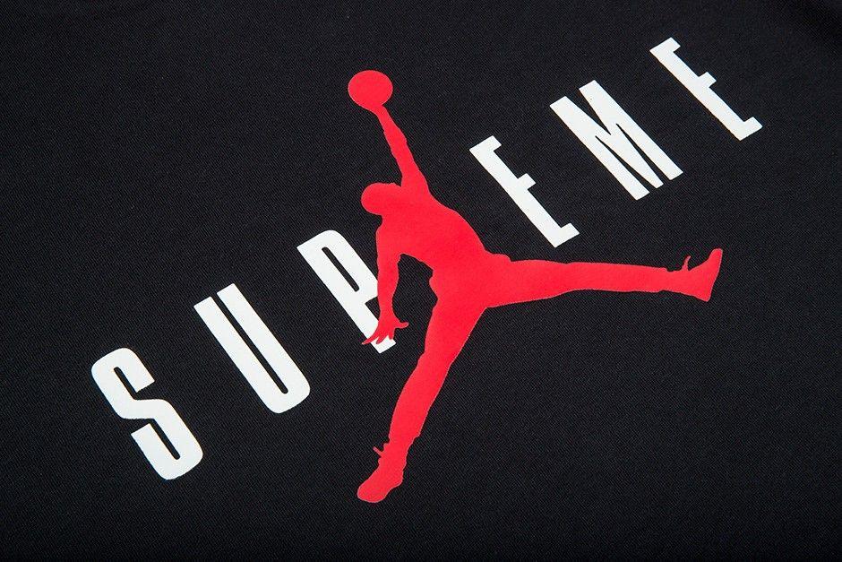 Supreme X Jordan Logo - SUPREME T-SHIRT