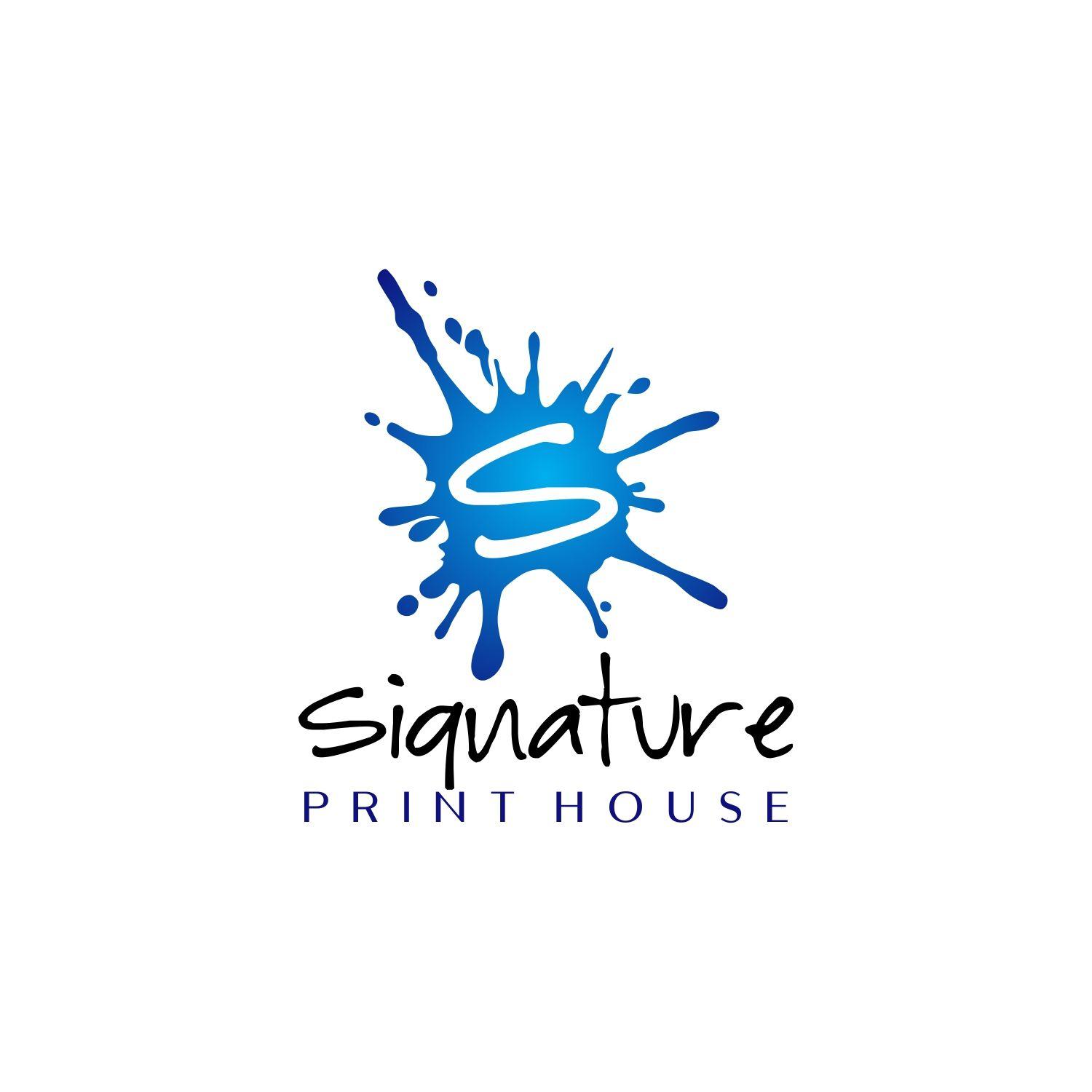 Printing House Logo - Modern, Bold, Screen Printing Logo Design for Signature Print House ...