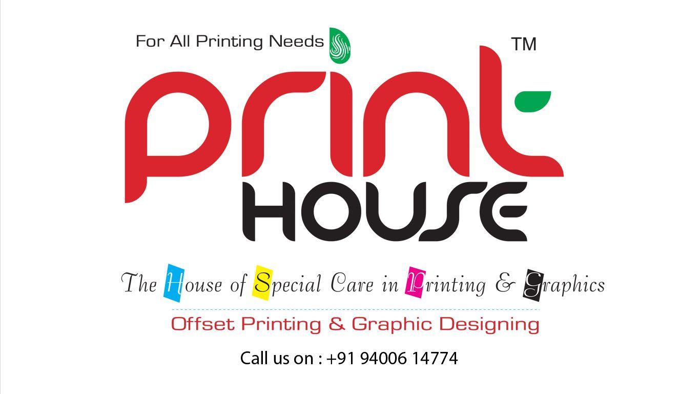 Printing House Logo - Print House - Offset Printing and Graphic Designing
