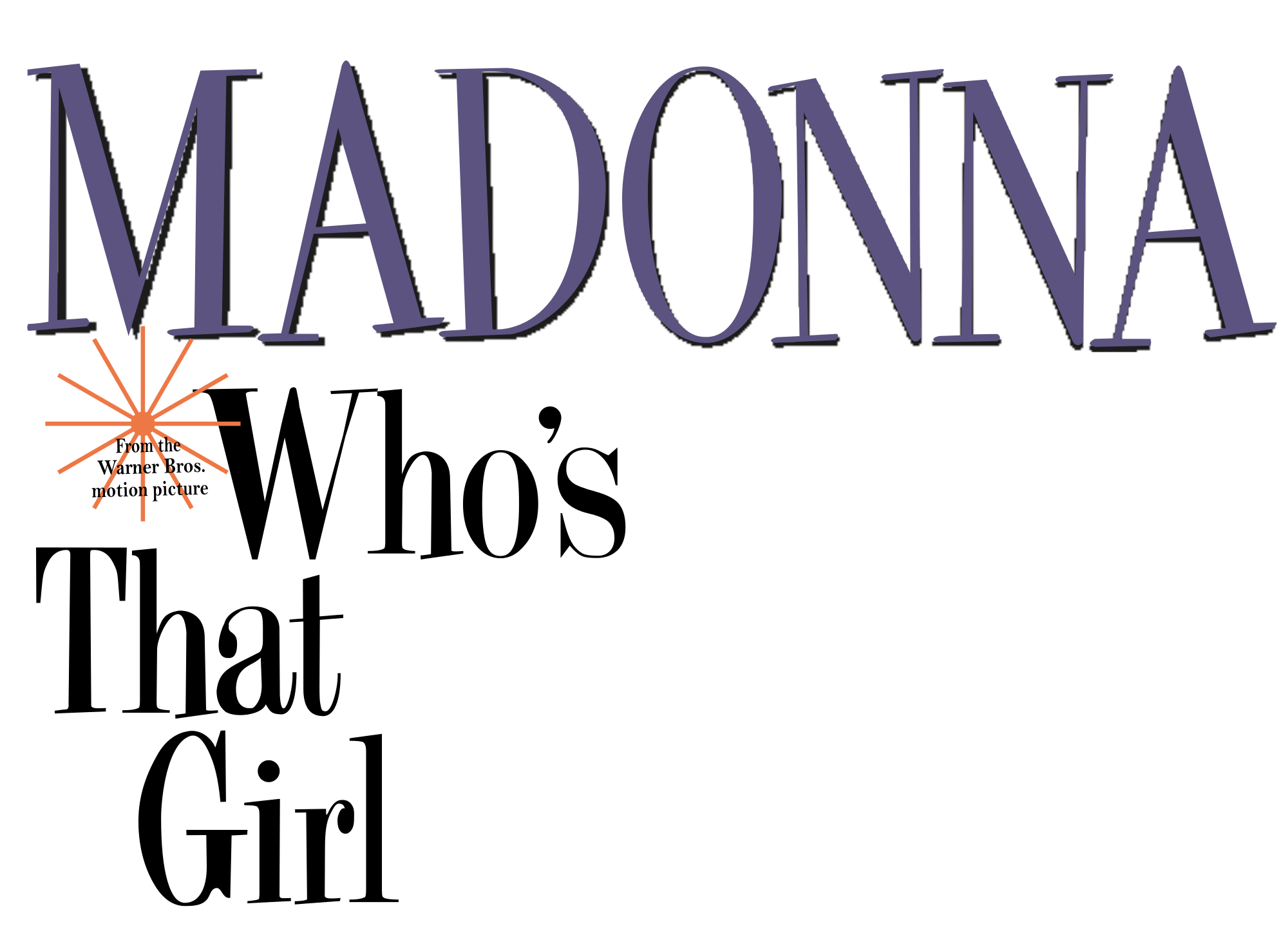 That Girl Logo - File:Maddona's Who's That Girl Logo.svg - Wikimedia Commons