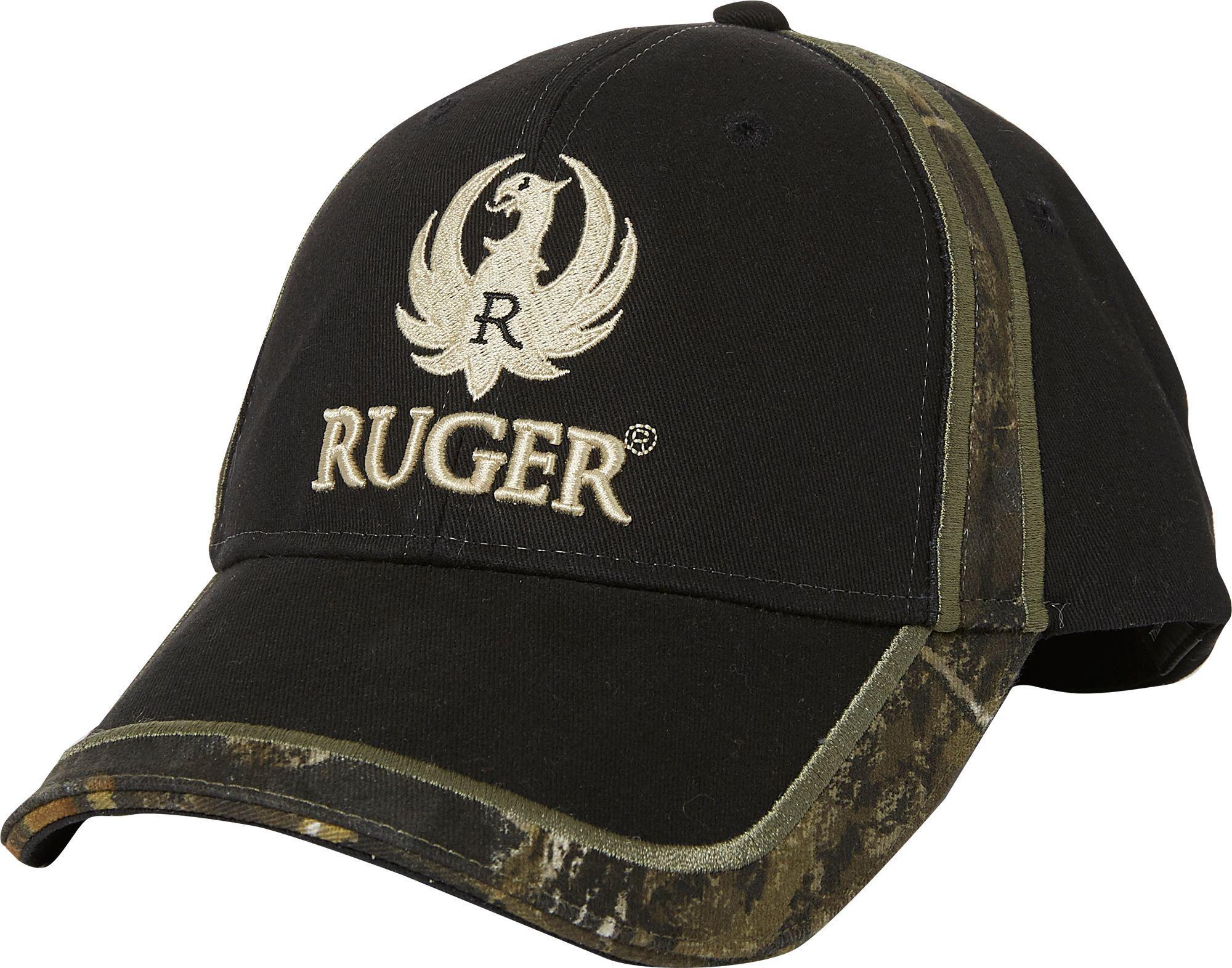 Camo Ruger Logo - Lyst - Ruger Camo Trim Hat in Black for Men