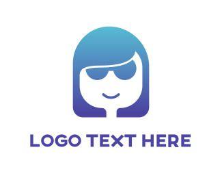 Blue Woman Logo - Girl Logos | Girl Logo Design Maker | Page 3 | BrandCrowd