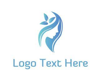 Blue Woman Logo - Salon Logo Designs | Browse Salon Logos | Page 2 | BrandCrowd
