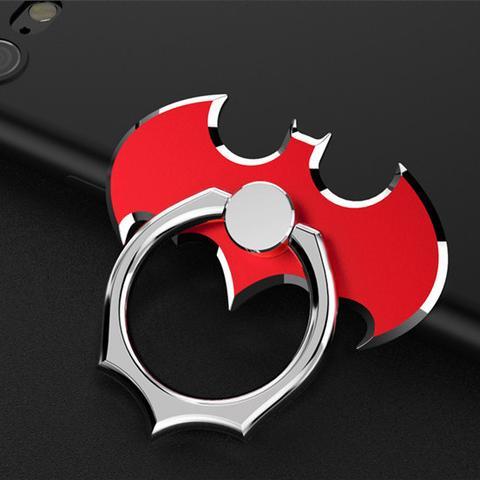 Red Black and Gold Bat Logo - Buy Universal Metal Bat Ring Holder Aluminum Alloy Ring Phone Stand ...