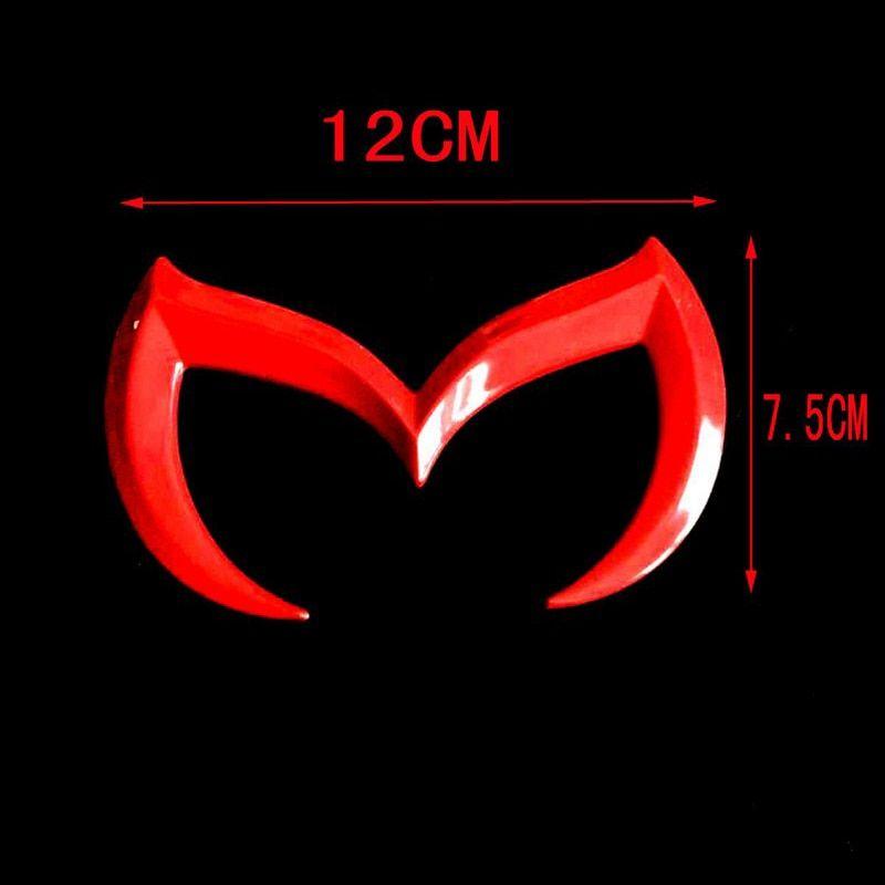 Red Black and Gold Bat Logo - Universal 3D Batman LOGO Car Sticker Auto Emblem Logo For Mazda
