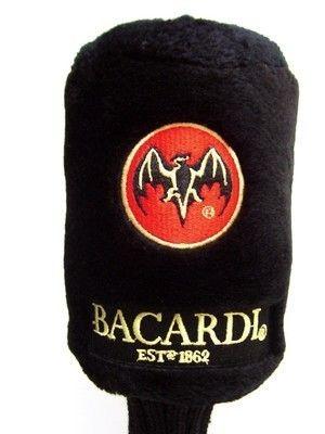 Red Black and Gold Bat Logo - NEW Bacardi X Bat Logo Golf Club Driver Head Cover Fuzzy Plush Black ...