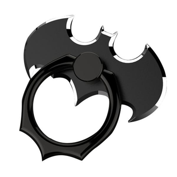 Red Black and Gold Bat Logo - Cafele Universal Metal Bat Ring Holder Aluminum Alloy Ring Phone ...