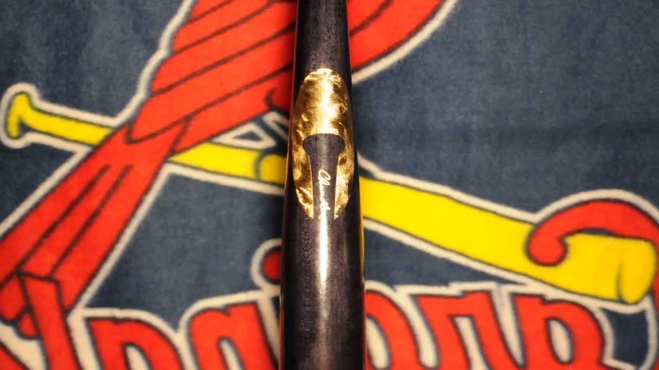 Red Black and Gold Bat Logo - Custom Chandler bat