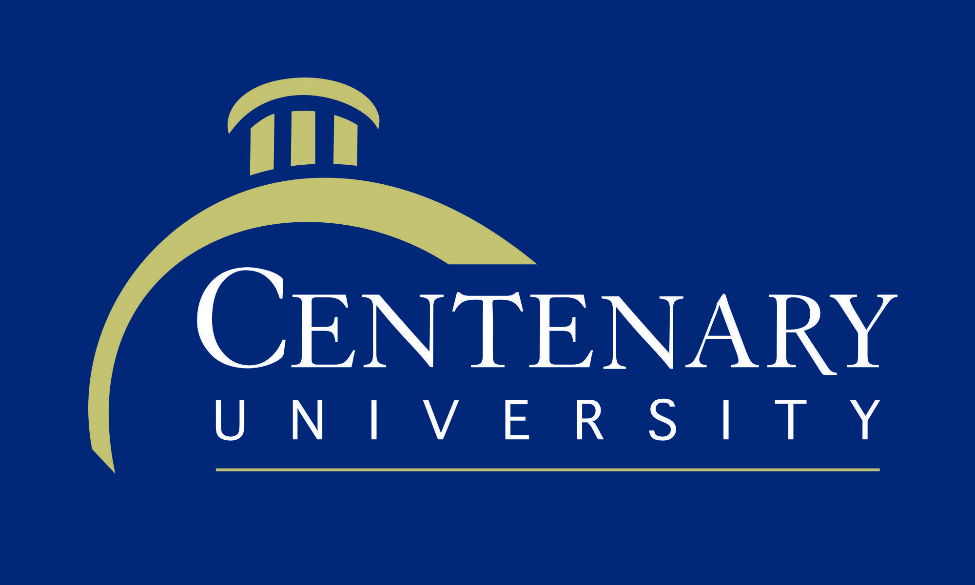 Gold White Blue Logo - Brand Guidelines. Centenary University ™