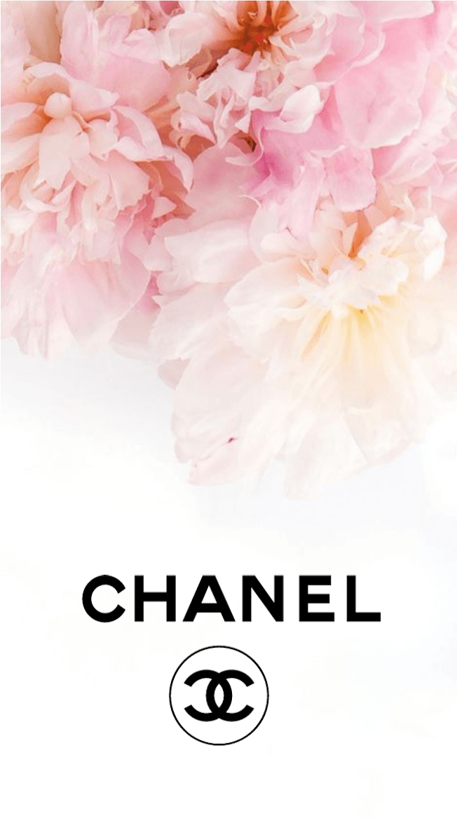Pretty Chanel Logo - Chanel logo flowers iphone background | Kahlee in 2019 | Chanel ...