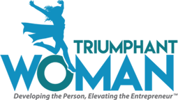 Blue Woman Logo - Triumphant Woman