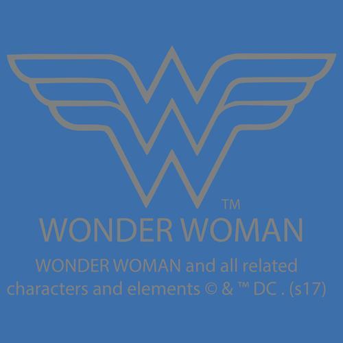 Blue Woman Logo - DC Comics Wonder Woman Logo Classic Official Women's T-shirt (Royal ...