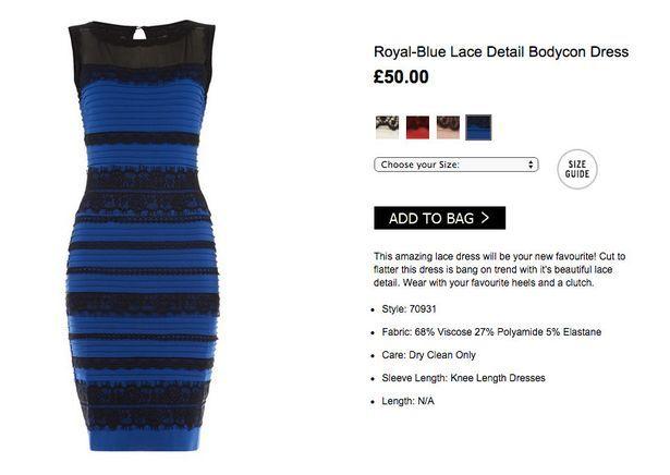 Gold White Blue Logo - White and gold dress: Here's the science behind why some people see