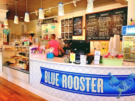 Blue Rooster Restaurant Logo - Blue Rooster- right behind the courthouse on Pike - Picture of Blue ...