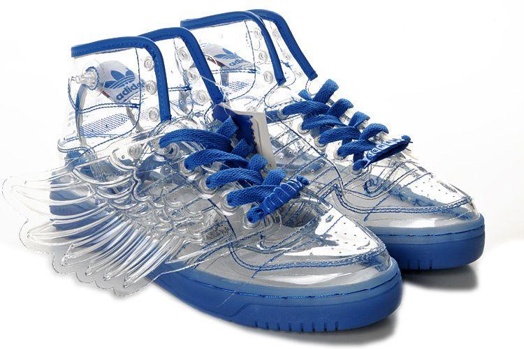 Blue Shoe with Wings Logo - UK Adidas Originals Wings Obyo Blue Shoes - O[c6poyf