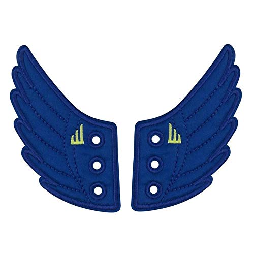 Blue Shoe with Wings Logo - Amazon.com: Shwings Shoe Accessories: Neon Blue Wings: Shoes