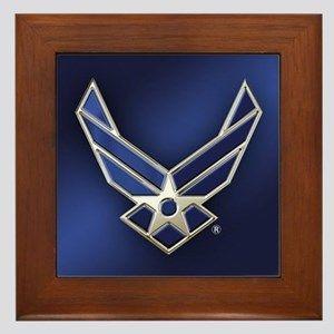 Us Air Force Old Logo - Old Air Force Logo Wall Art - CafePress