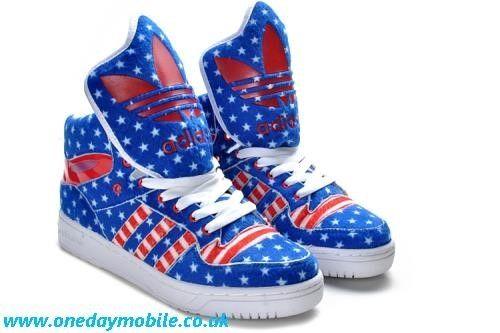 Blue Shoe with Wings Logo - Adidas Red White And Blue Shoes With Wings onedaymobile.co.uk