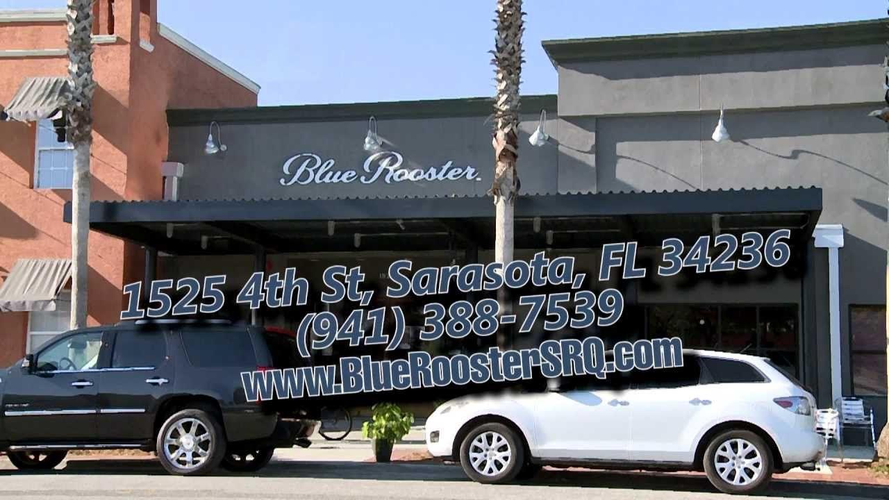 Blue Rooster Restaurant Logo - The Blue Rooster Sarasota Restaurant - YouTube