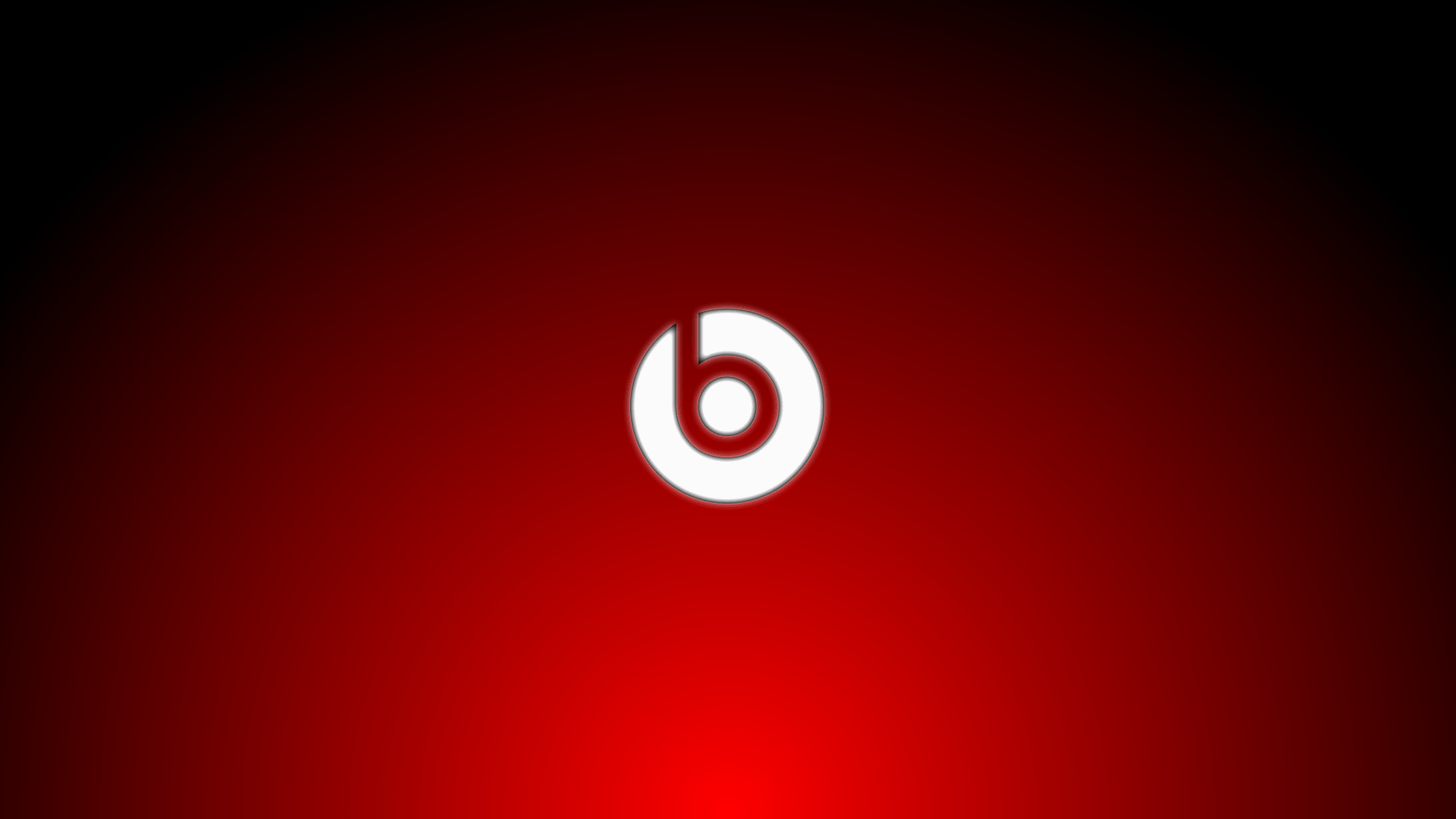 Red Beats Logo - Red And White Beats Logo Wallpaper | PaperPull