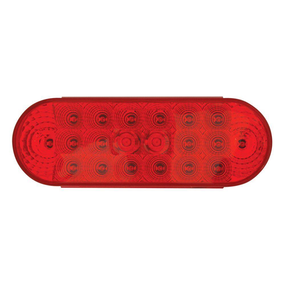 Profile with Red Oval Logo - Grand General 77053 Red Oval Low Profile Spyder 20 LED