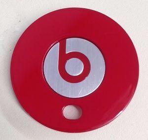 Red Beats Logo - Genuine Beats By Dre Studio 1 Right Side Exterior Outside Cover Logo