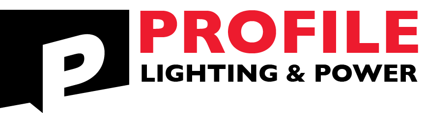 Profile with Red Oval Logo - Home | Pages | Profile Lighting & Power Ltd
