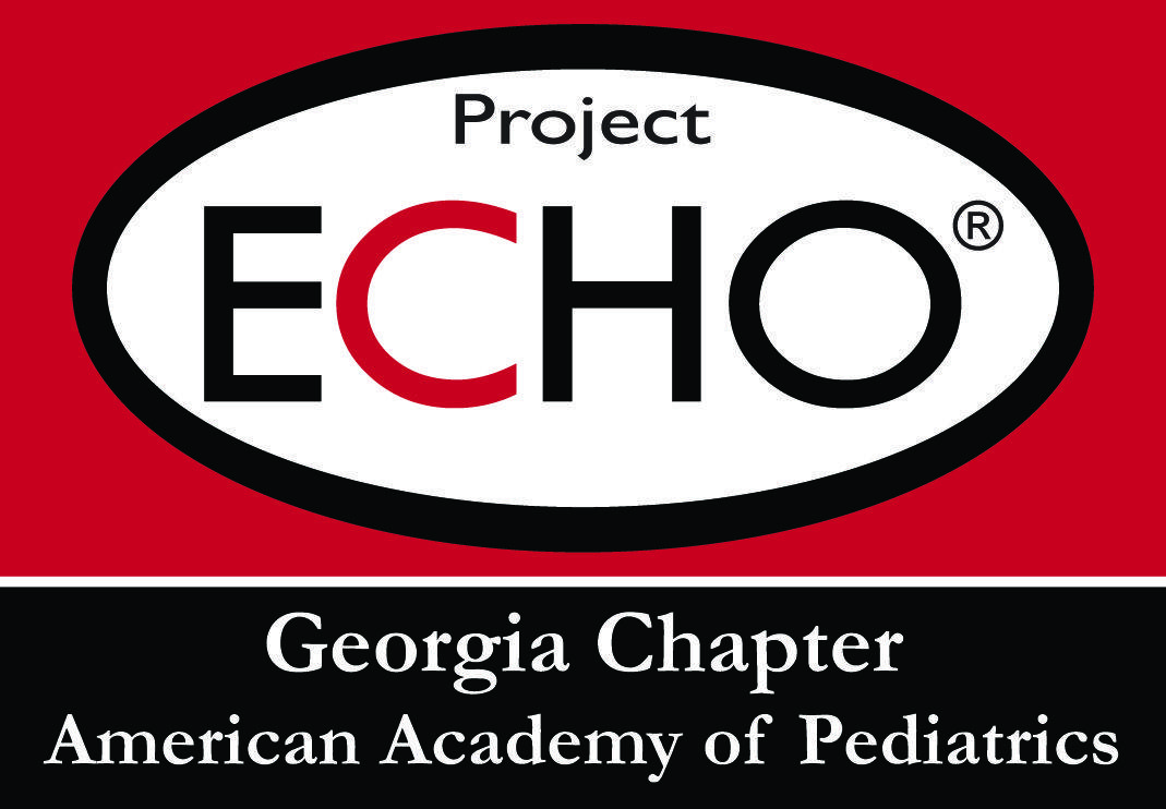 Profile with Red Oval Logo - ECHO. Georgia Chapter American Academy of Pediatrics