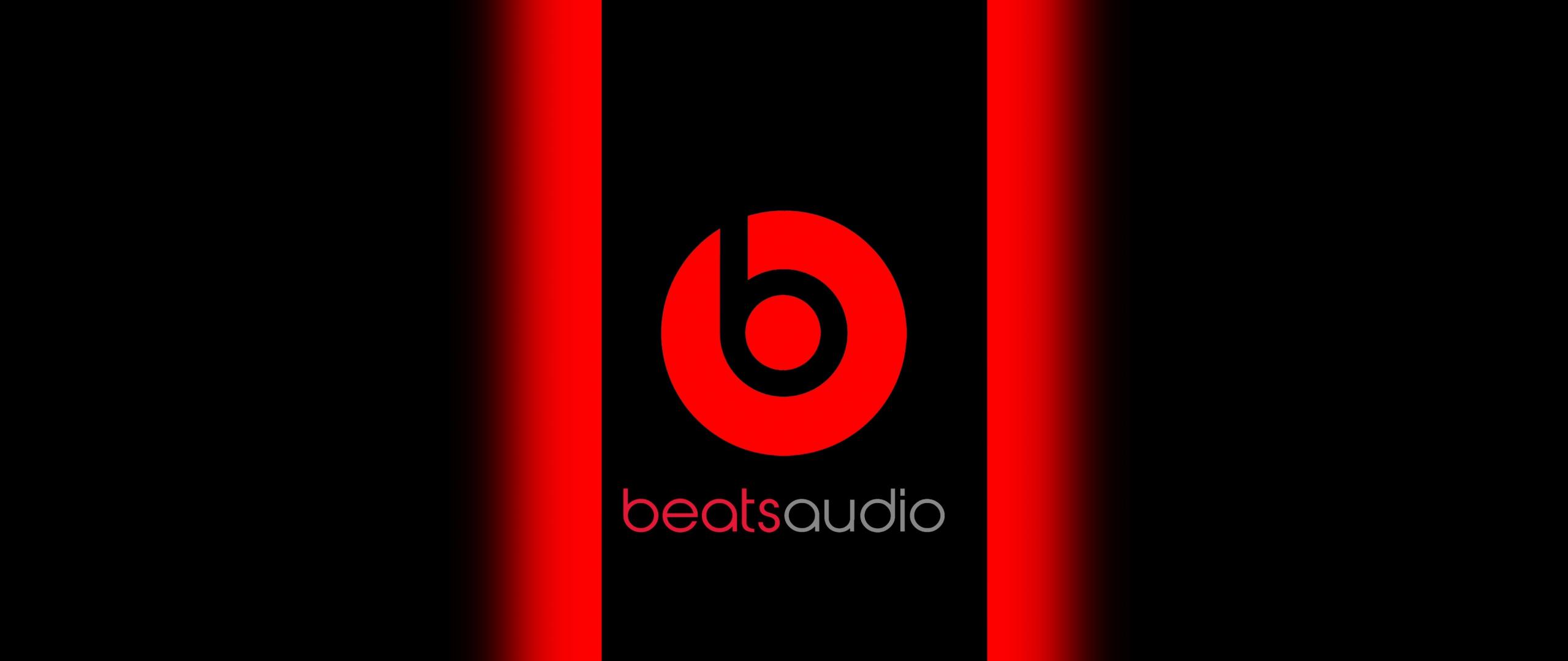 Red Beats Logo - HD Background Beats Audio Logo Red Black Symbol Wallpaper