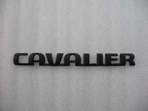 Chevrolet Cavalier Logo - 95-05 CHEVROLET CAVALIER FLAT MATTE BLACK BLACKOUT BLACKED OUT ...